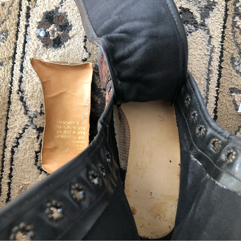 Rare 80s Dr. Martens 14 Eye Rainbow Paisley Lace Boots - Picture 16 of 16
